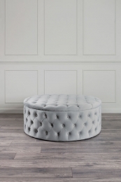 YUVARLAK KAPAKLI ORTA PUF