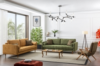 RETRO KOLTUK TAKIMI (3+3+B)