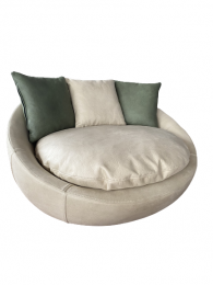 LOCA 360* DÖNER BERJER - NUBUK KREM