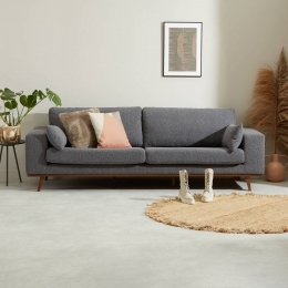 PARMA 3'LÜ TEDY KANEPE - BUKLE ANTRASİT