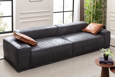 ZEN 4'LÜ KANEPE - NUBUK ANTRASİT