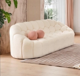 BOUBBLE PETEK TEDY 3'LÜ KANEPE (DÜZ)