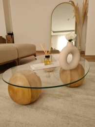 SİENA 3 TOP SEHPA - NATURAL