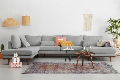 PARMA U KÖŞE KOLTUK TAKIMI - GRİ