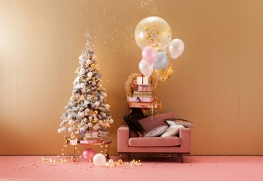 PARMA TEKLİ KOLTUK - PEMBE