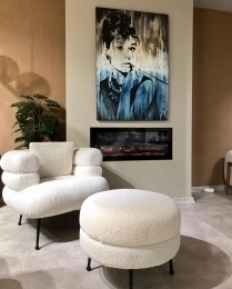 STOFF TEDY BERJER & PUF - EKRU