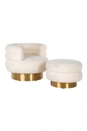 CEO TEDY BERJER & PUF - EKRU (METAL GOLD KASALI)