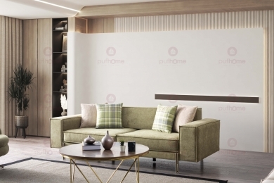 FABİUS 3'LÜ KANEPE - KETEN YEŞİL