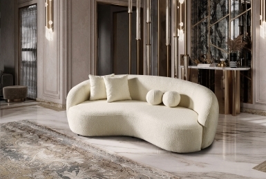 LİSBON TEDY 3'LÜ KANEPE - EKRU