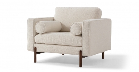 RETRO LUX TEDY TEKLİ KOLTUK - EKRU