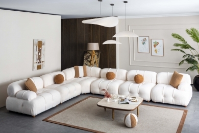 COMBİNE 6 MODÜLLÜ TEDY L KOLTUK - TEDY EKRU