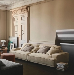 LATTE 4'LÜ KANEPE- VİZON KADİFE