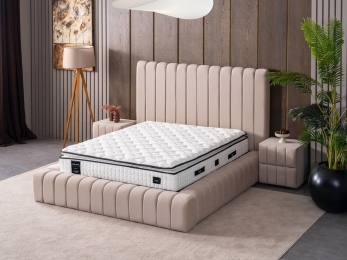 ELİZA KARYOLA BAZALI 160*200 VİZON