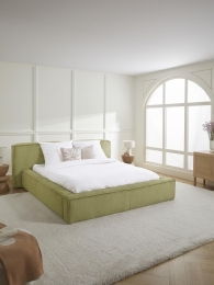 ZEN BAZALI KARYOLA 160*200 - FİTİLLİ AÇIK YEŞİL