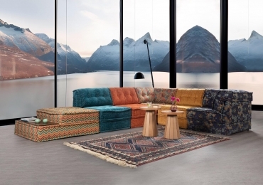 MAJÖR 6 MODÜLLÜ L KOLTUK - YAN SEHPALI