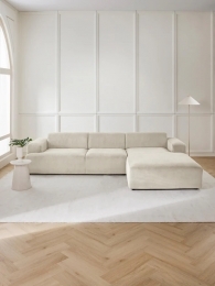 MELA 3 MODÜLLÜ L KOLTUK - VİZON FİTİLLİ KADİFE