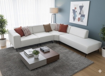 FABİUS 4 MODÜLLÜ L KÖŞE KOLTUK TAKIMI (290*250CM)