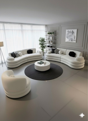 NEW ROSE 3 BOĞUMLU KOLTUK TAKIMI 4+4+1