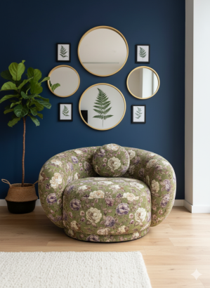 JULEP FASULYE BERJER - ÇİÇEK DESENLİ