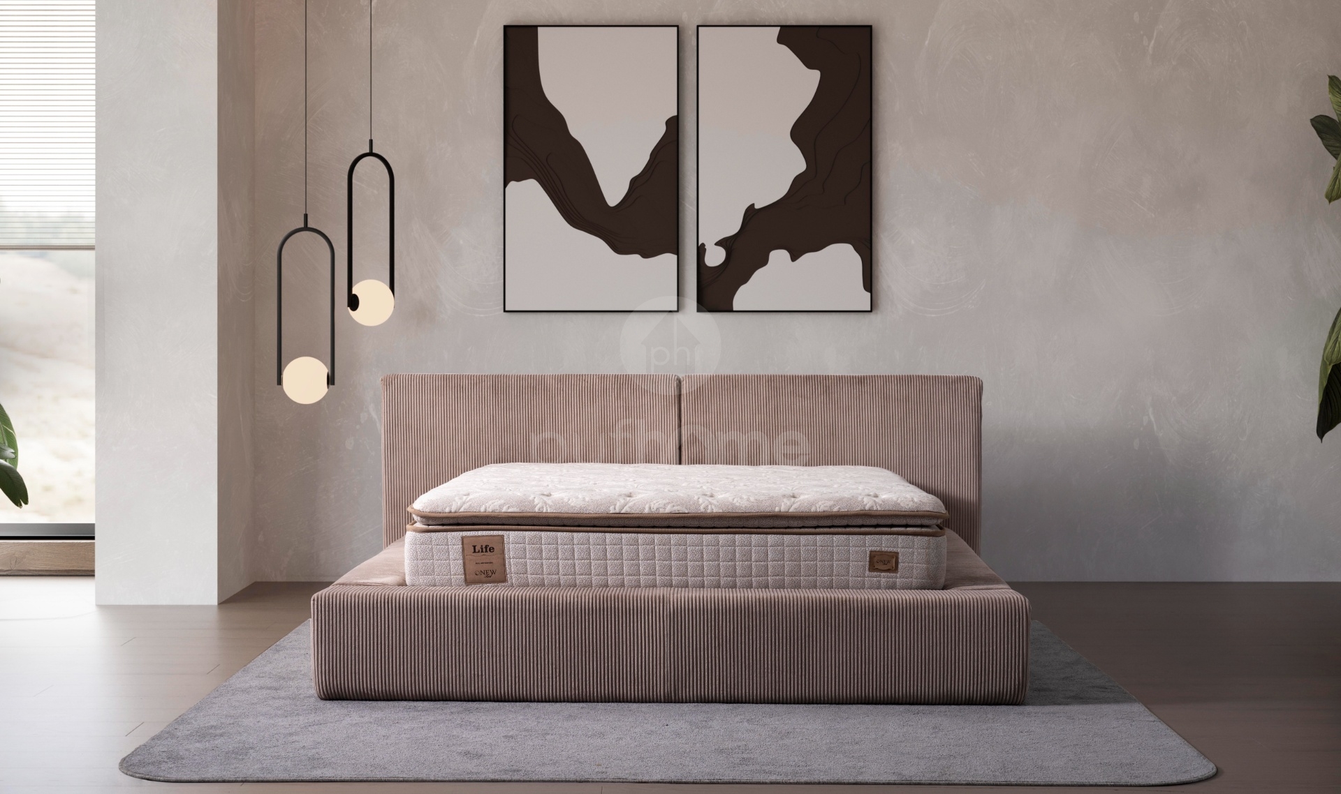 Loveseat Bazalı Karyola 