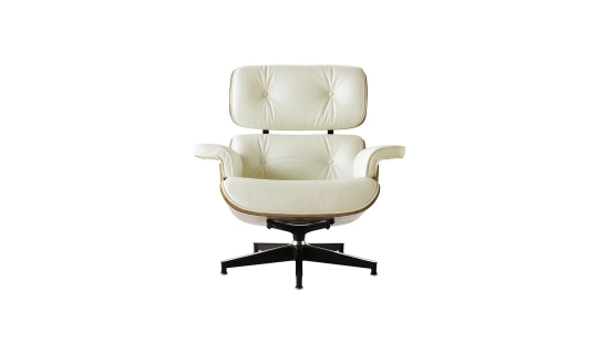 Eames Otto Berjer ve Puf - Ekru