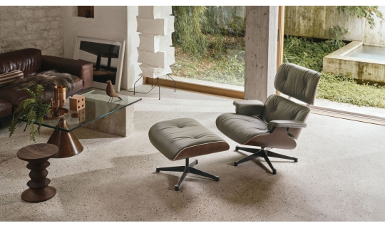 Eames Otto Berjer ve Puf - Vizon