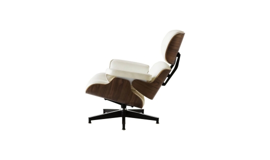 Eames Otto Berjer ve Puf - Ekru