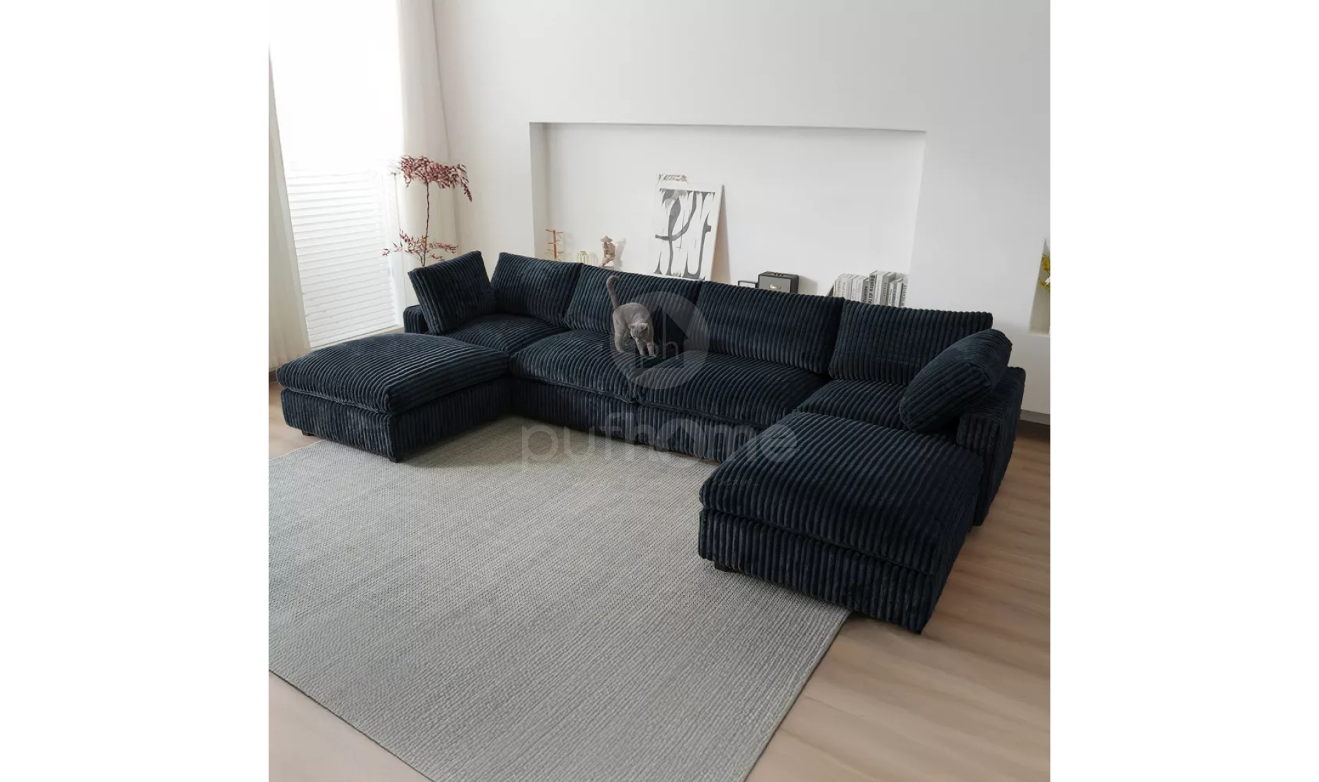 Cozi Altı Modüllü U Köşe Koltuk Takımı