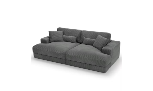 New Loveseat Sinema Koltuğu - İnce Fitilli Kadife
