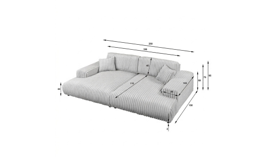 New Quba Loveseat Sinema Koltuğu