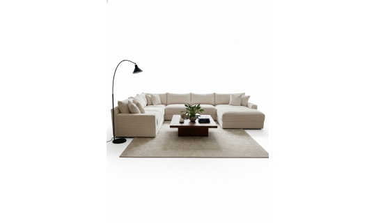 New Loveseat Sinema Altı Modüllü U Köşe Takımı
