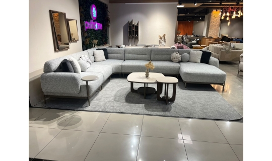 Mocha XL Altı Modüllü U Köşe Koltuk Takımı