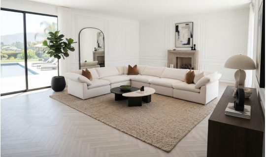 Poufidic Altı Modüllü U Köşe Koltuk