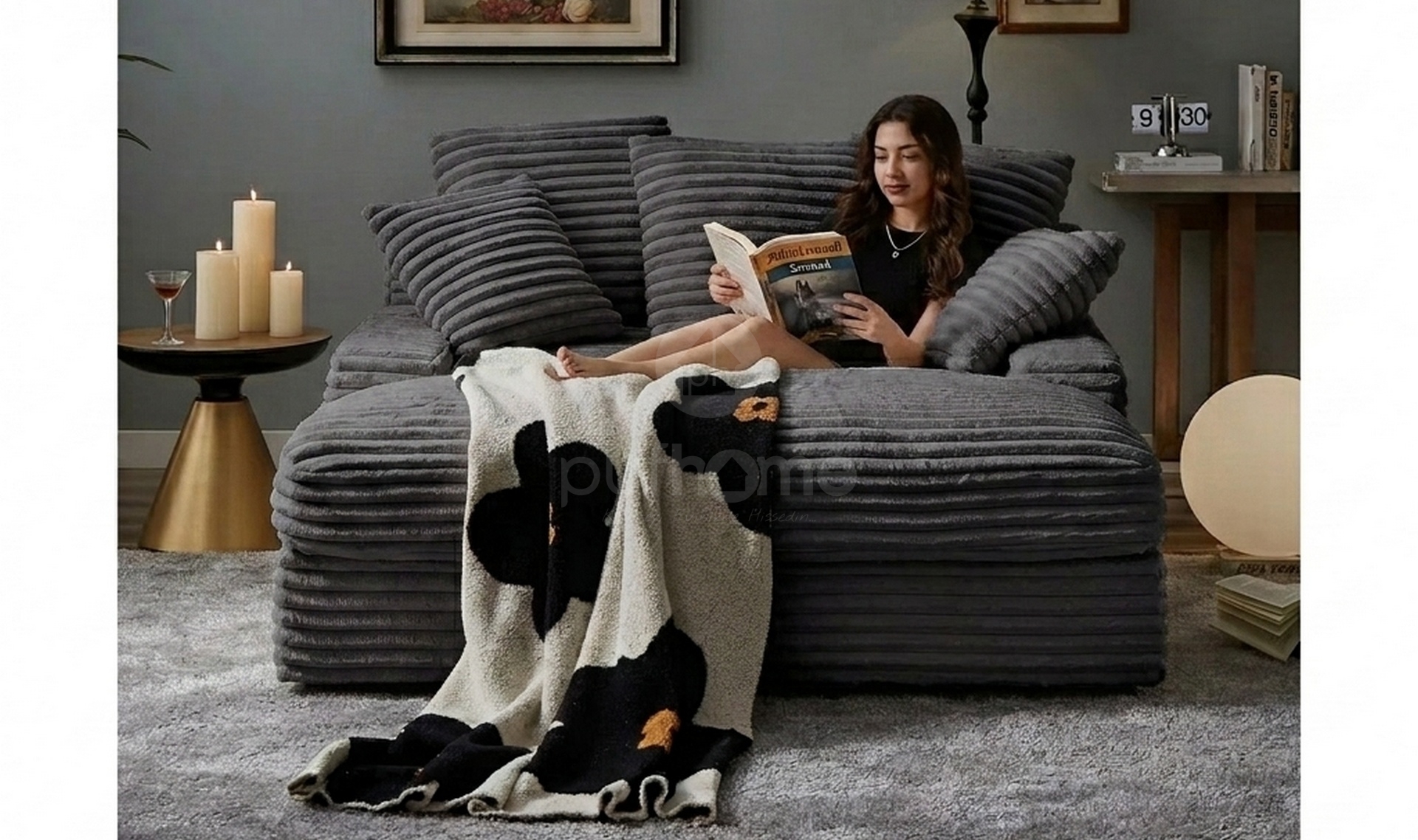 New Loveseat Lounge Sinema Koltuğu - Antrasit