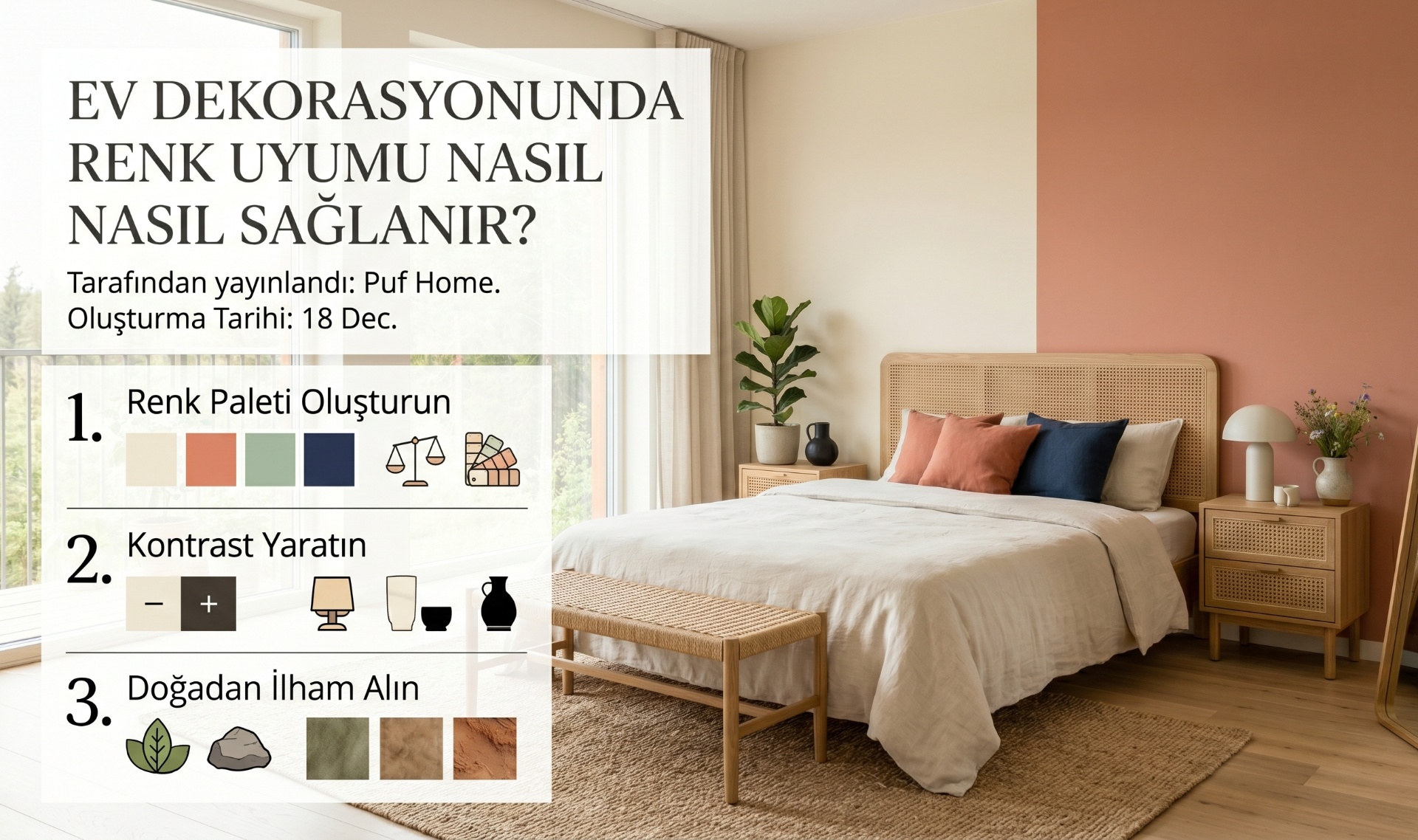 Ev Dekorasyonunda Renk Uyumu Nasıl Sağlanır?